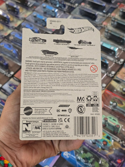 Hot Wheels DC Batman TV Series Batmobile (Blue Art Card) - Kinder Logs