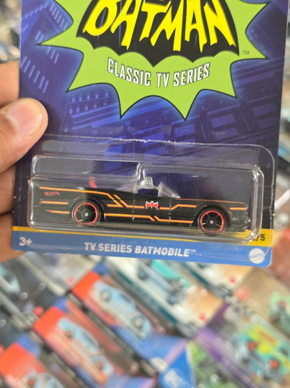 Hot Wheels DC Batman TV Series Batmobile (Blue Art Card) - Kinder Logs