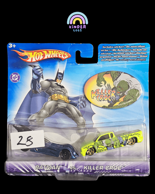 Hot Wheels DC Batman vs Killer Croc - Kinder Logs