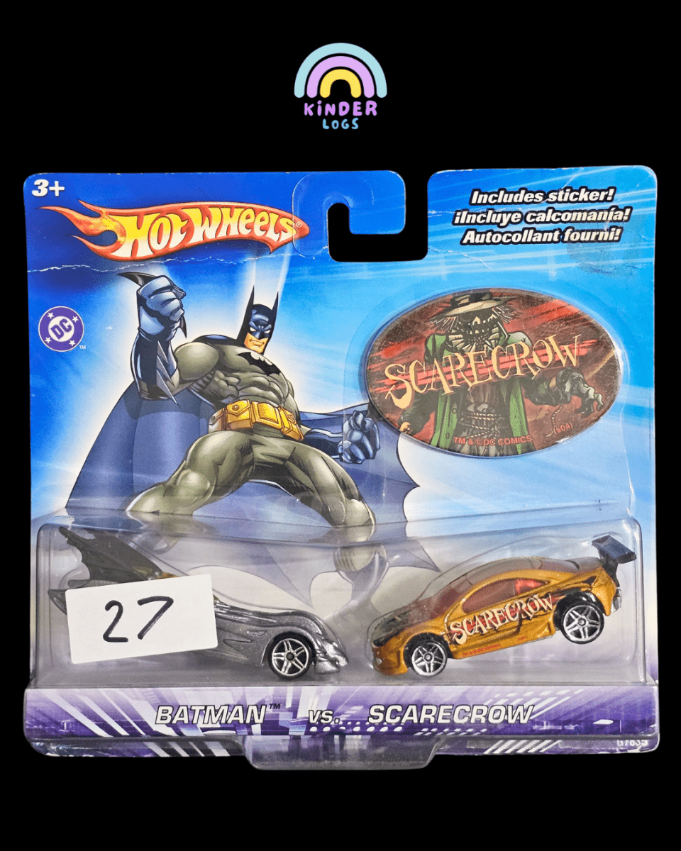 Hot Wheels DC Batman vs Scarecrow - Kinder Logs