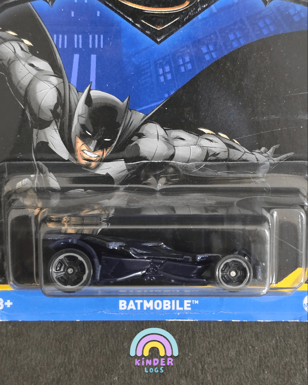 Hot Wheels DC Batmobile - Superman Batman Series (Imported) - Kinder Logs