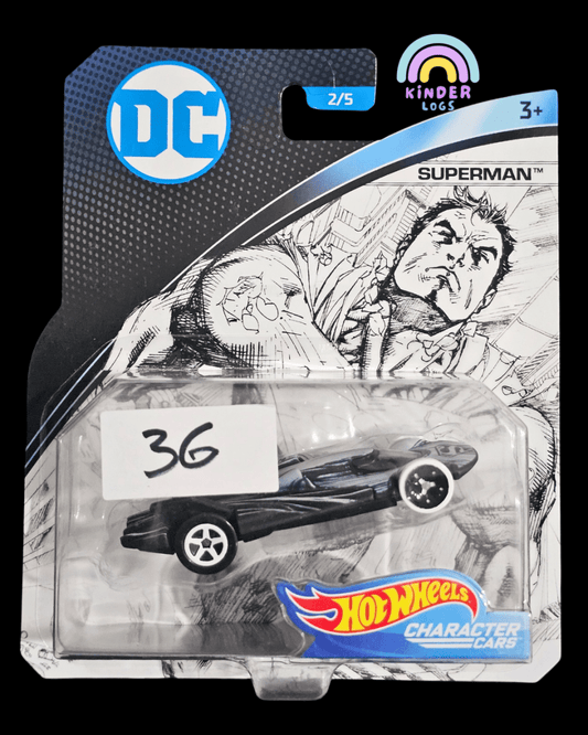 Hot Wheels DC Character Cars - Superman - Kinder Logs