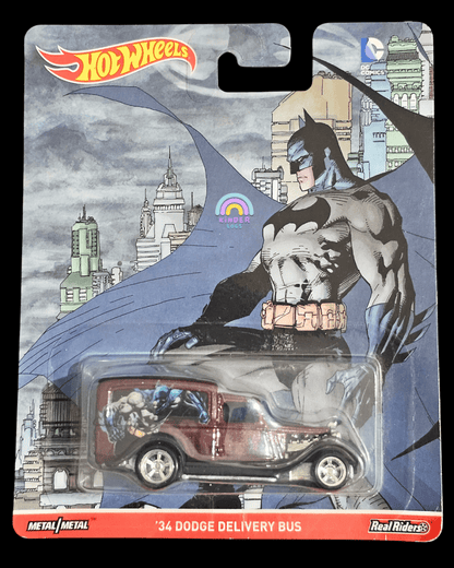 Hot Wheels DC Comics Batman 1934 Dodge Delivery Bus - Kinder Logs