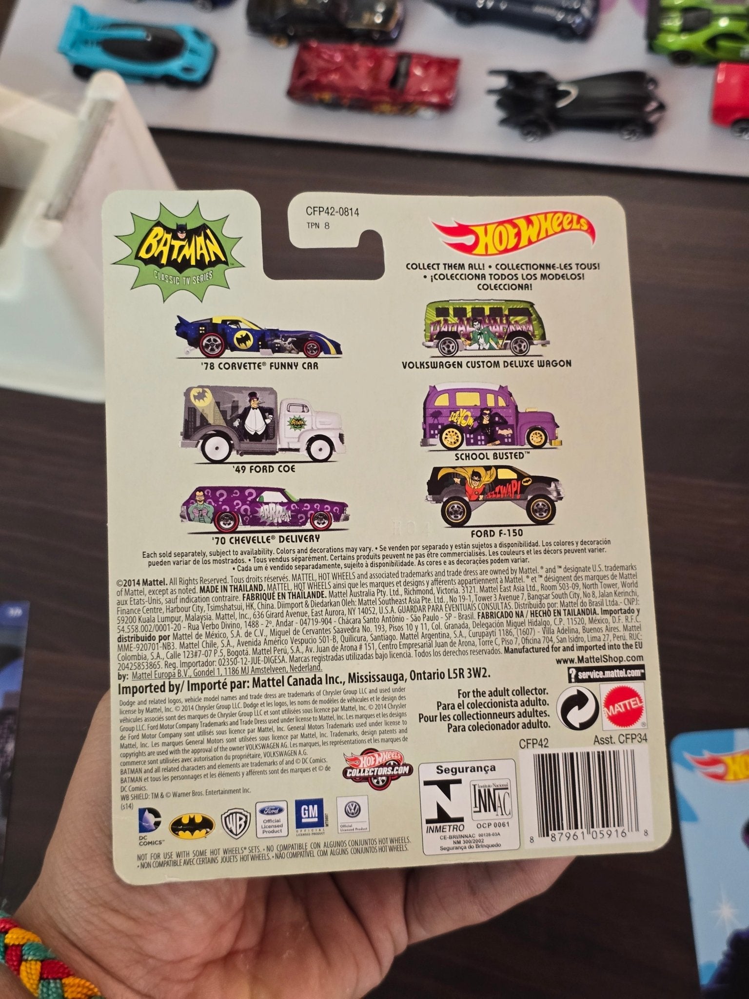 Hot Wheels DC Comics Batman 1978 Corvette Funny Car (Imported) - Kinder Logs
