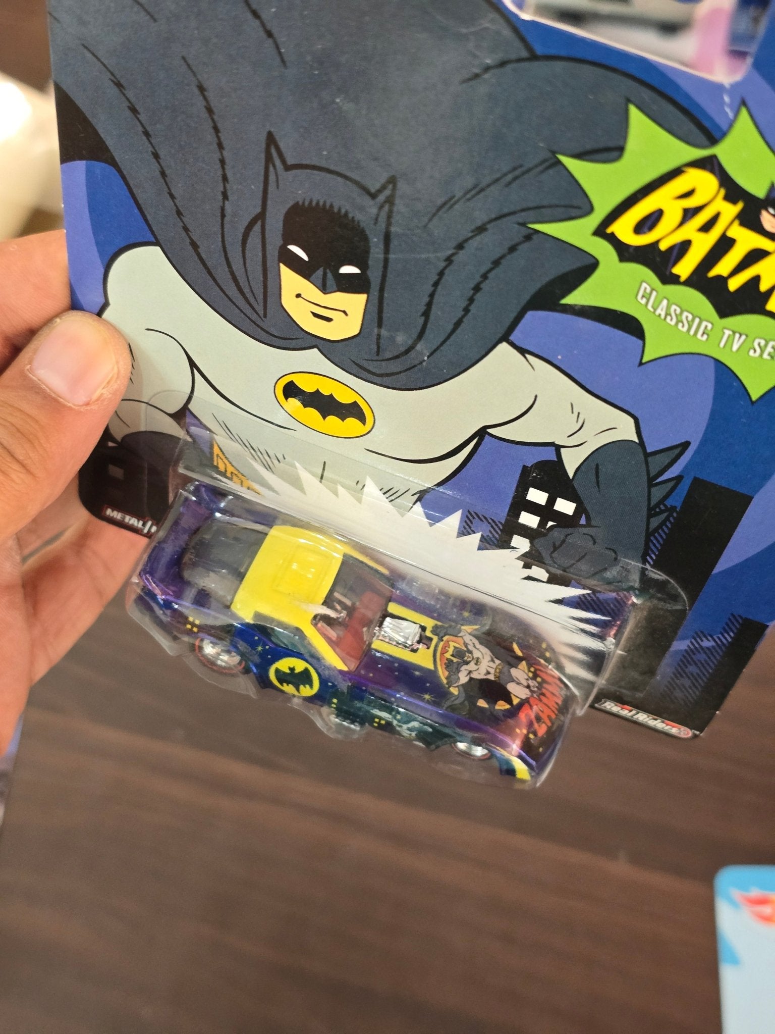 Hot Wheels DC Comics Batman 1978 Corvette Funny Car (Imported) - Kinder Logs