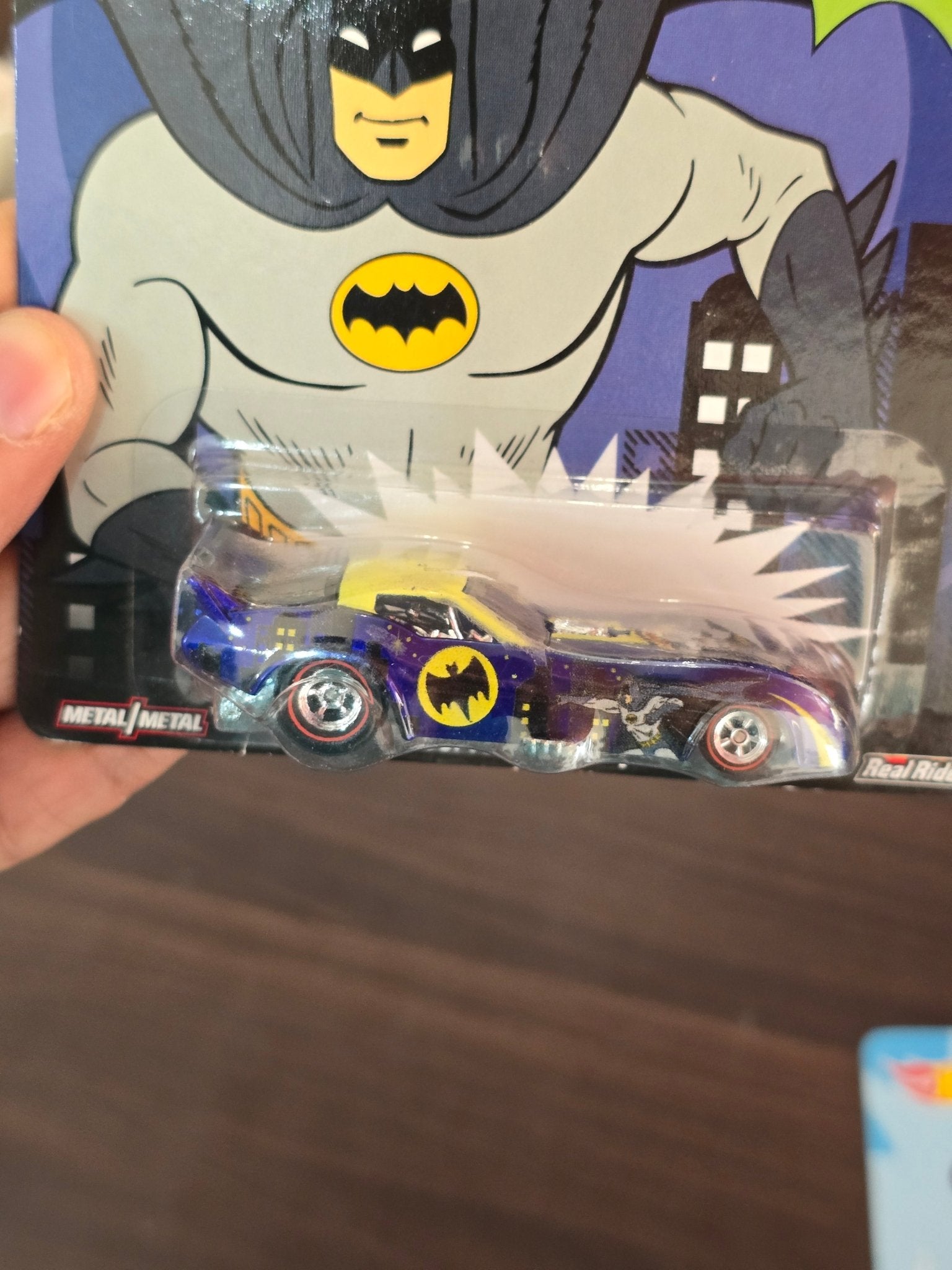 Hot Wheels DC Comics Batman 1978 Corvette Funny Car (Imported) - Kinder Logs