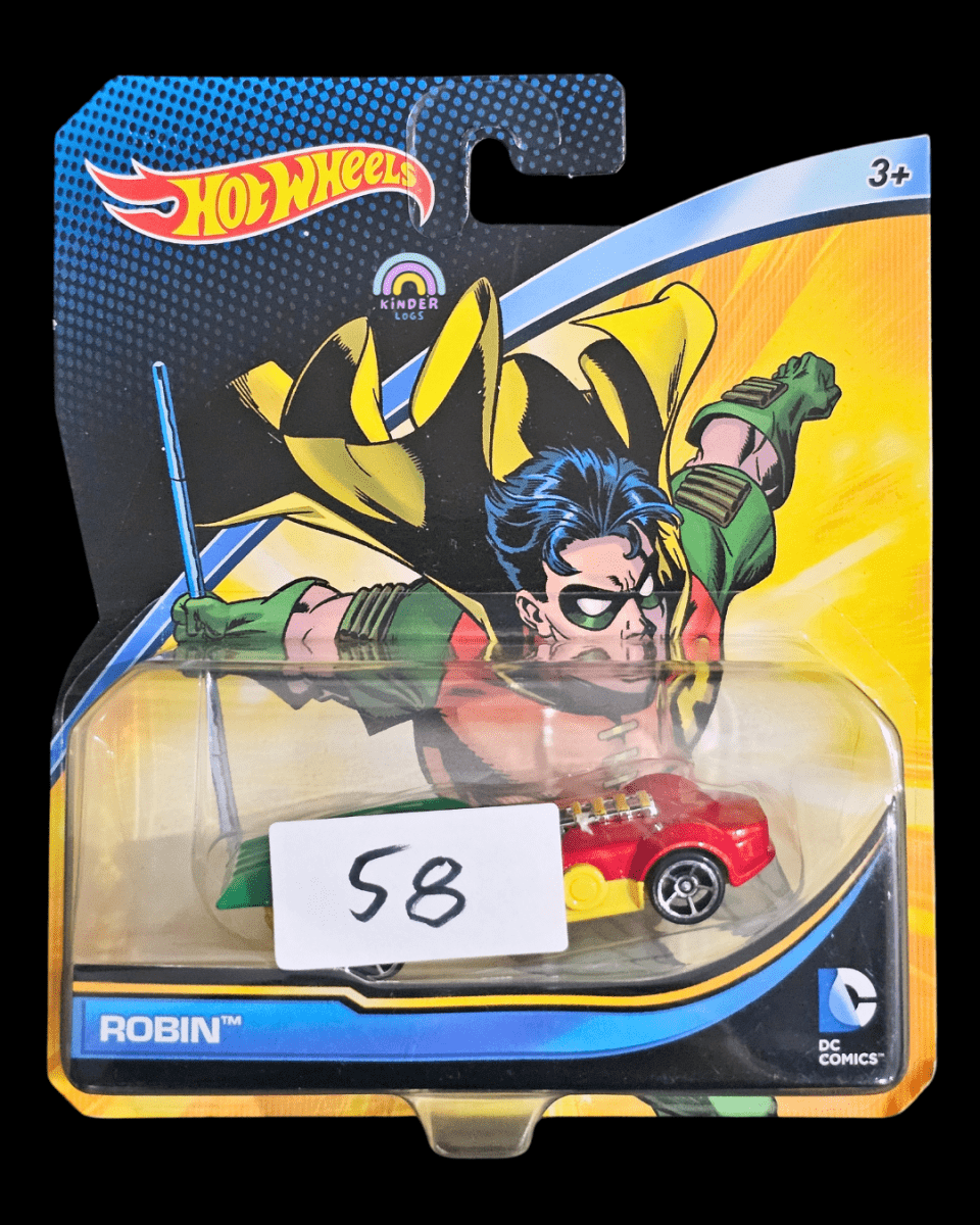 Hot Wheels DC Comics "Robin" Car - Kinder Logs