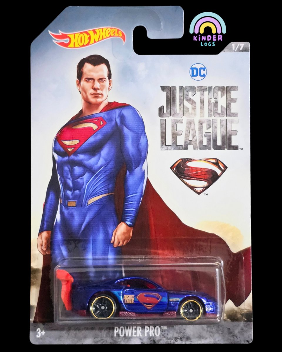 Hot Wheels DC Justice League Superman Power Pro - Kinder Logs