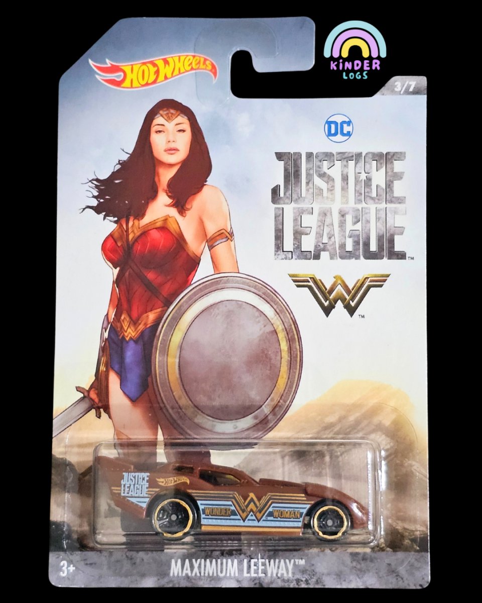 Hot Wheels DC Justice League Wonder Woman Maximum Leeway - Kinder Logs