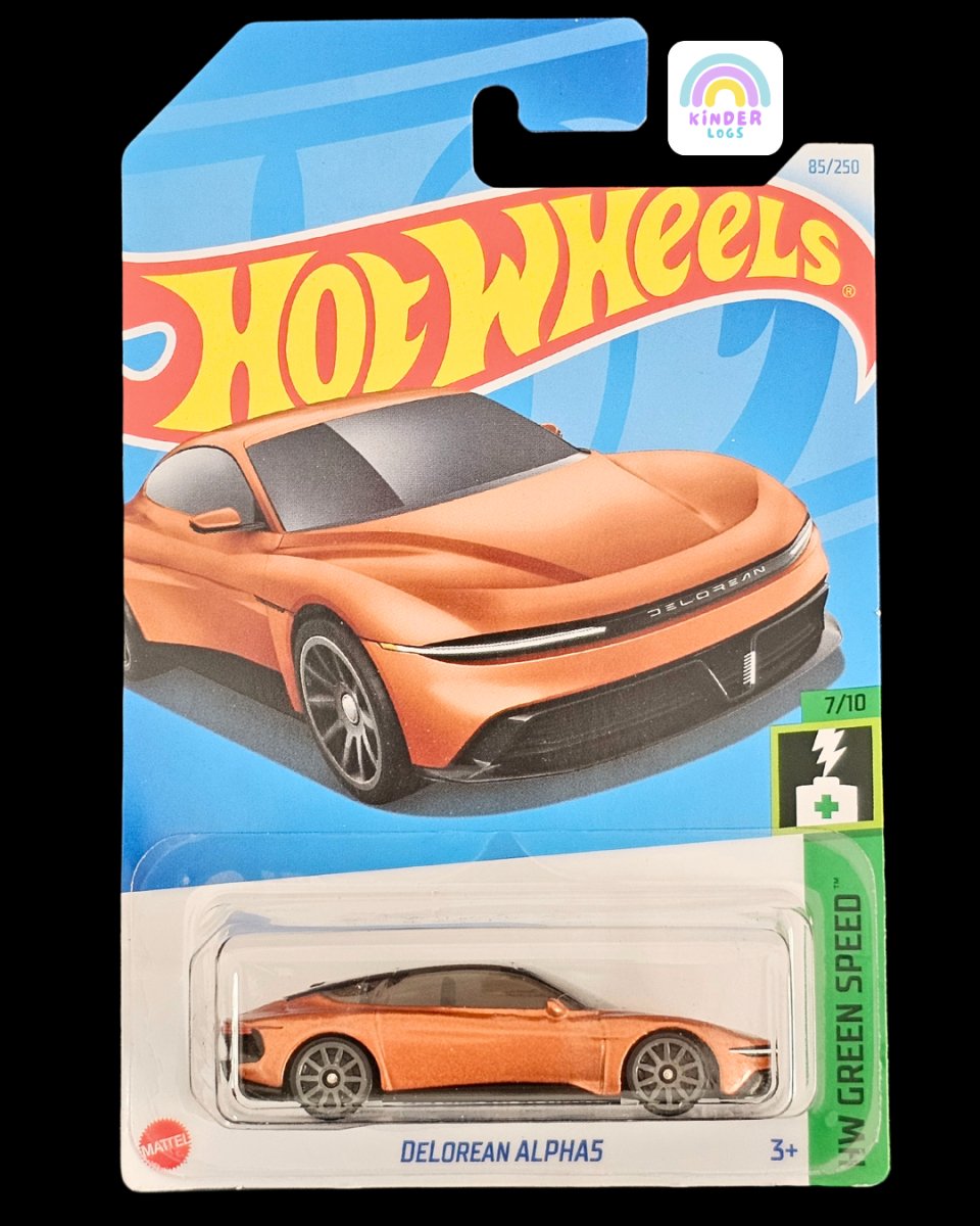 Hot Wheels DeLorean Alphas (J Case Car) - Kinder Logs