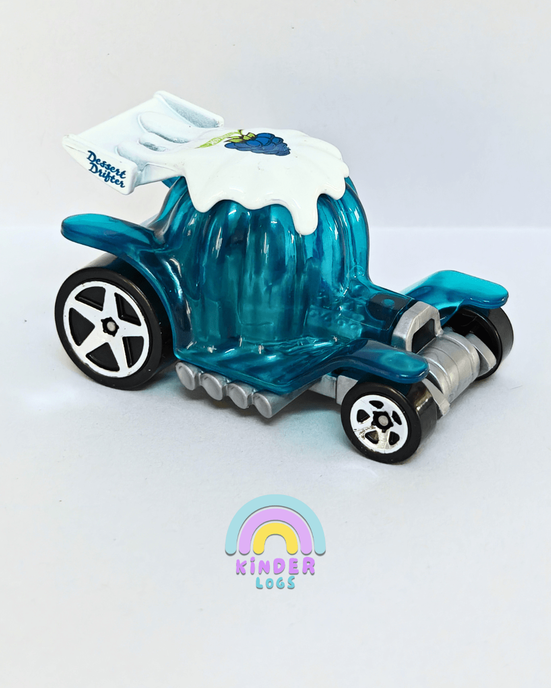Hot Wheels Dessert Drifter - Blue (Uncarded - New) - Kinder Logs