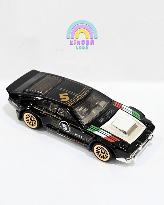 Hot Wheels Dimachinni Veloce - Black (Uncarded) - Kinder Logs