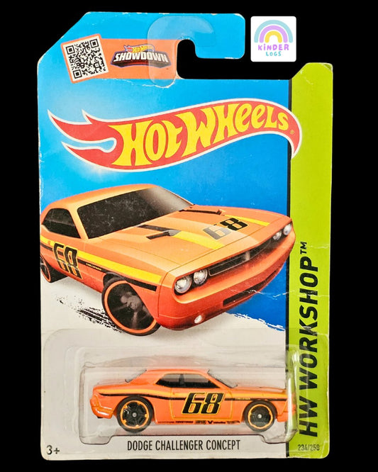 Hot Wheels Dodge Challenger Concept Car - Kinder Logs