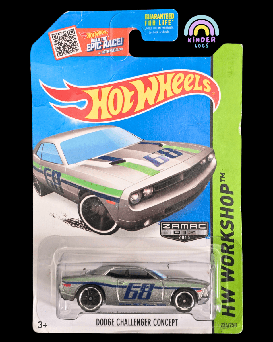 Hot Wheels Dodge Challenger Concept Zamac 017 - Kinder Logs