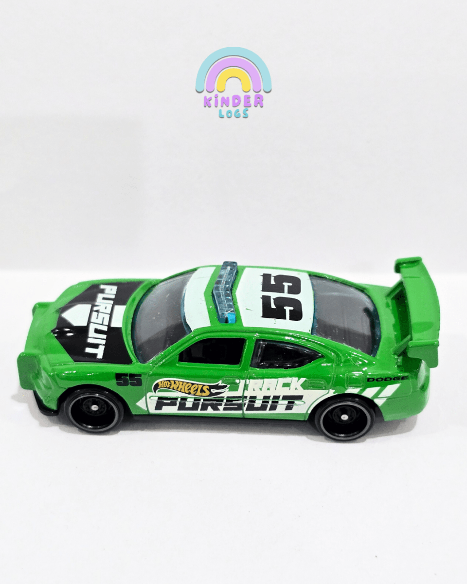 Hot Wheels Dodge Charger Drift - Green (Uncarded) - Kinder Logs
