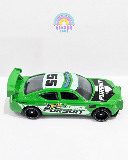 Hot Wheels Dodge Charger Drift - Green (Uncarded) - Kinder Logs