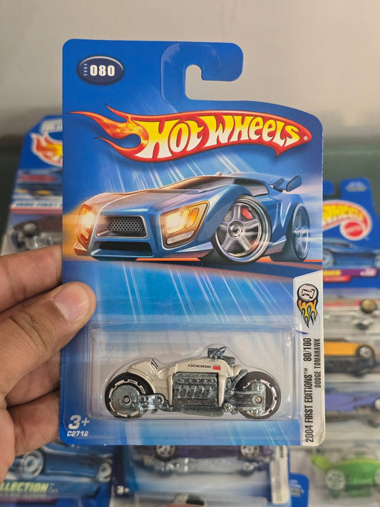Hot Wheels Dodge Tomahawk - Collector No. 080 - 2004 First Editions - Kinder Logs