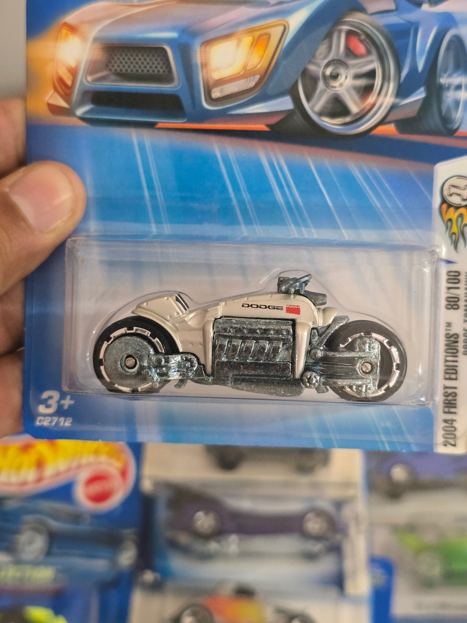 Hot Wheels Dodge Tomahawk - Collector No. 080 - 2004 First Editions - Kinder Logs