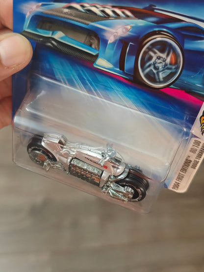 Hot Wheels Dodge Tomahawk - Collector No. 080 (Rare 2004 Card) - Kinder Logs