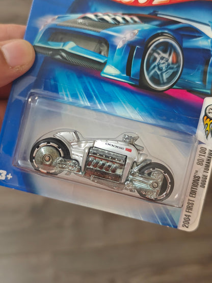 Hot Wheels Dodge Tomahawk - Collector No. 080 (Rare 2004 Card) - Kinder Logs