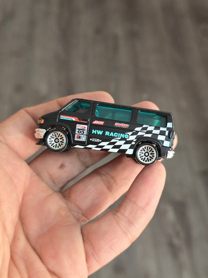 Hot Wheels Dodge Van - Black (Uncarded - New) - Kinder Logs