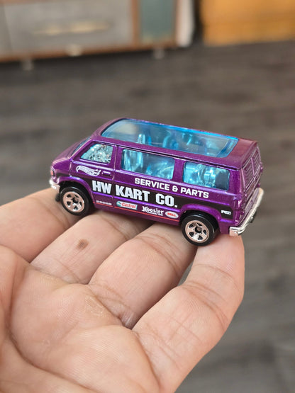Hot Wheels Dodge Van - Dark Purple (Uncarded - New) - Kinder Logs