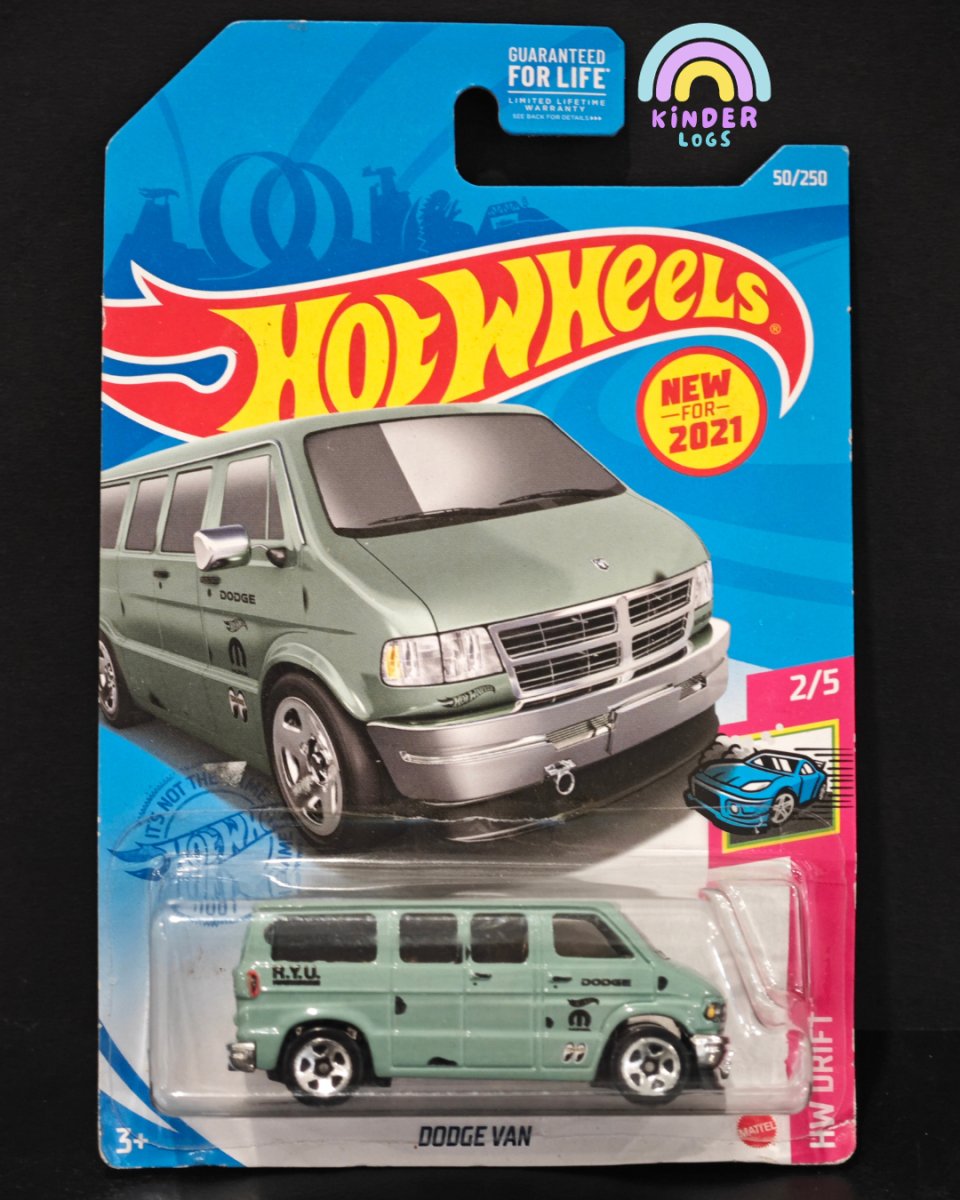 Hot Wheels Dodge Van | HW Drift Series - Kinder Logs