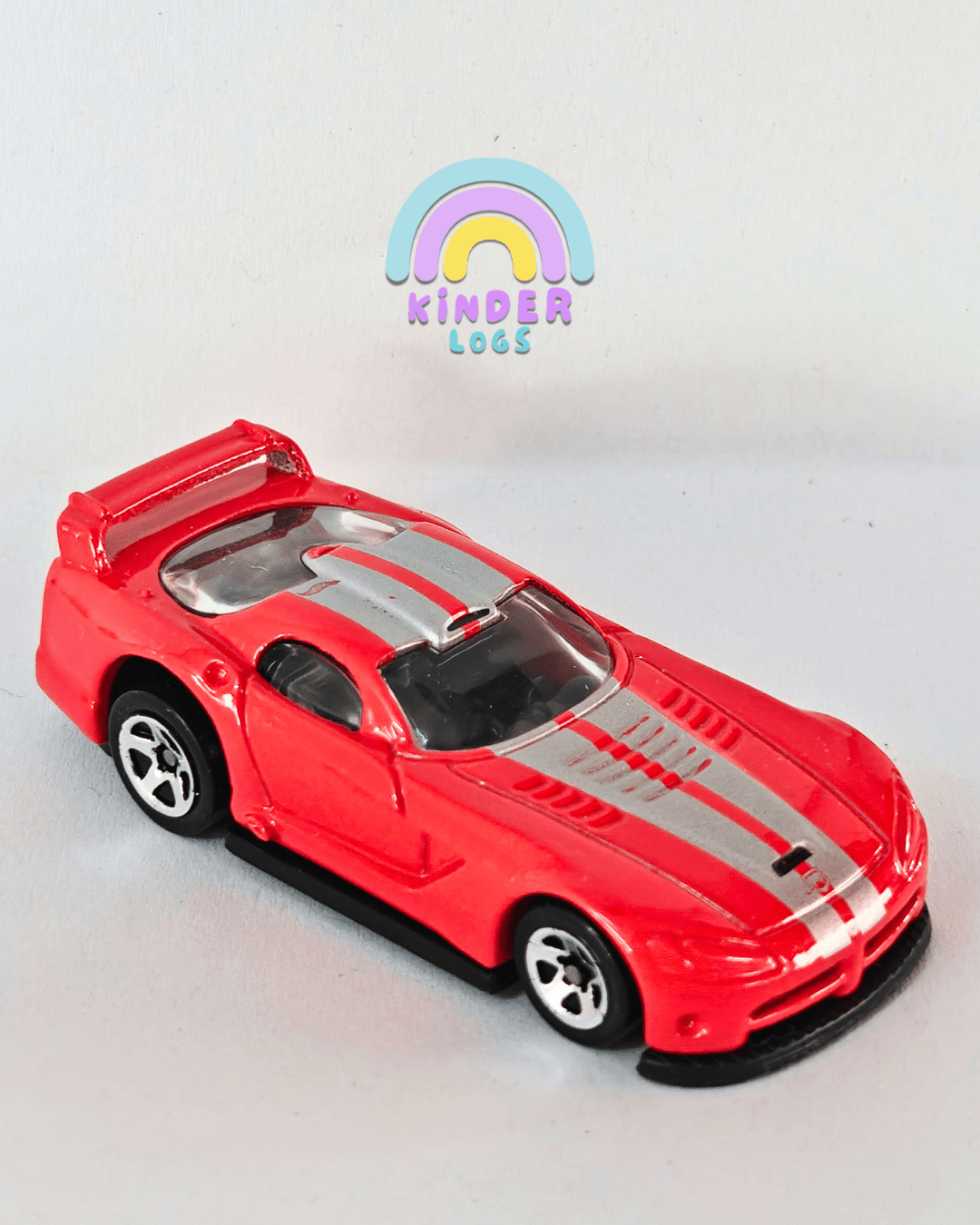 Hot Wheels Dodge Viper GTS - R - Red (Uncarded - New) - Kinder Logs