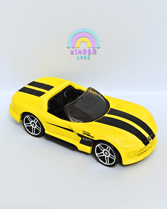 Hot Wheels Dodge Viper RT/10 Roadster - Yellow (Uncarded - New) - Kinder Logs