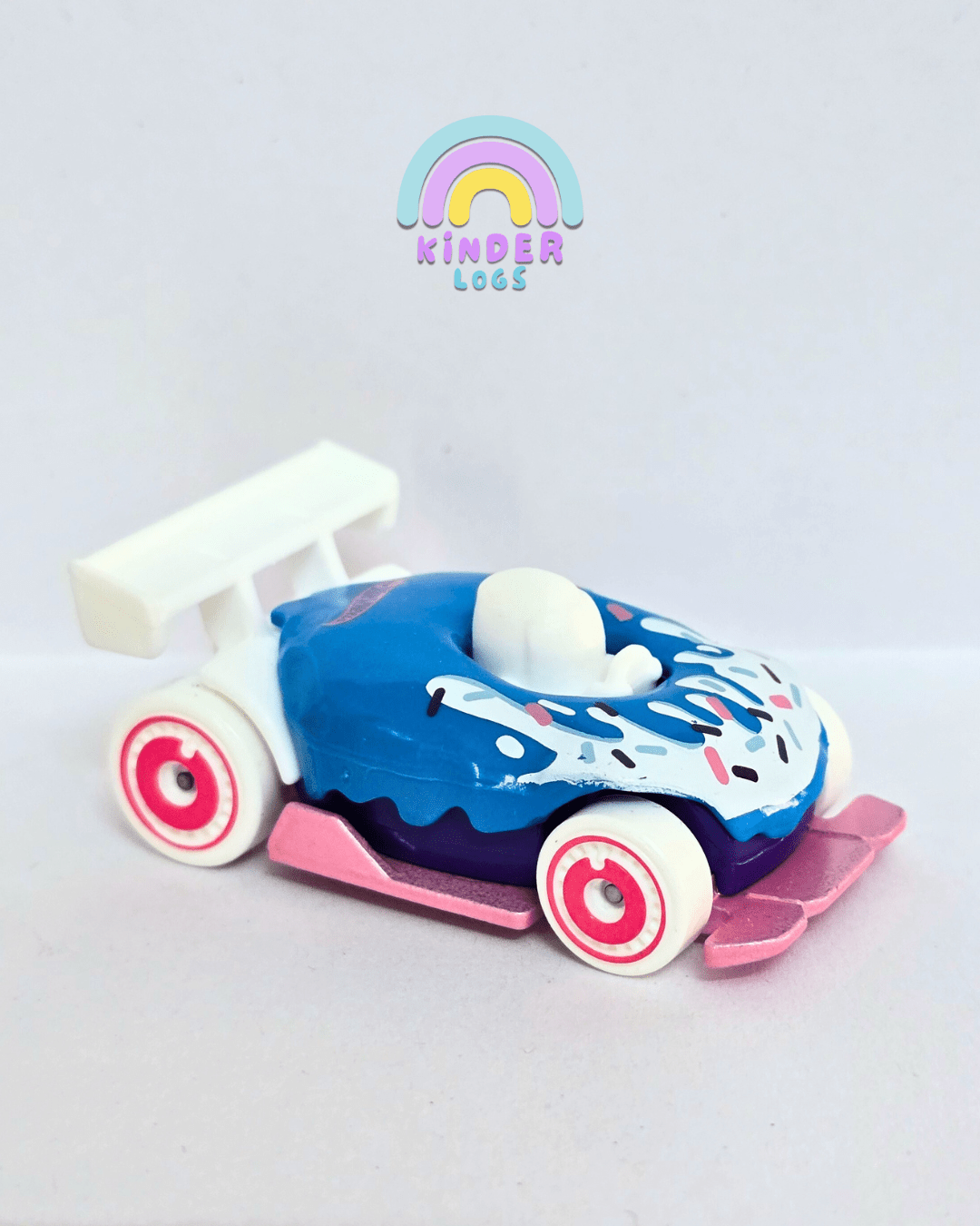 Hot Wheels Donut Drifter - Blue (Uncarded - New) - Kinder Logs