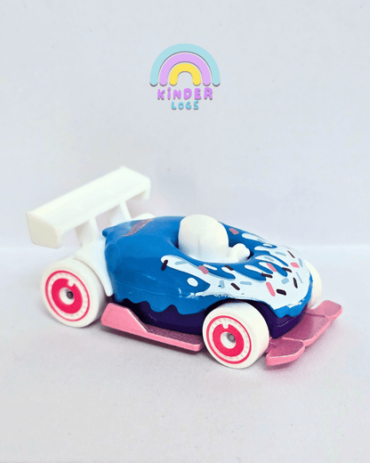 Hot Wheels Donut Drifter - Blue (Uncarded - New) - Kinder Logs