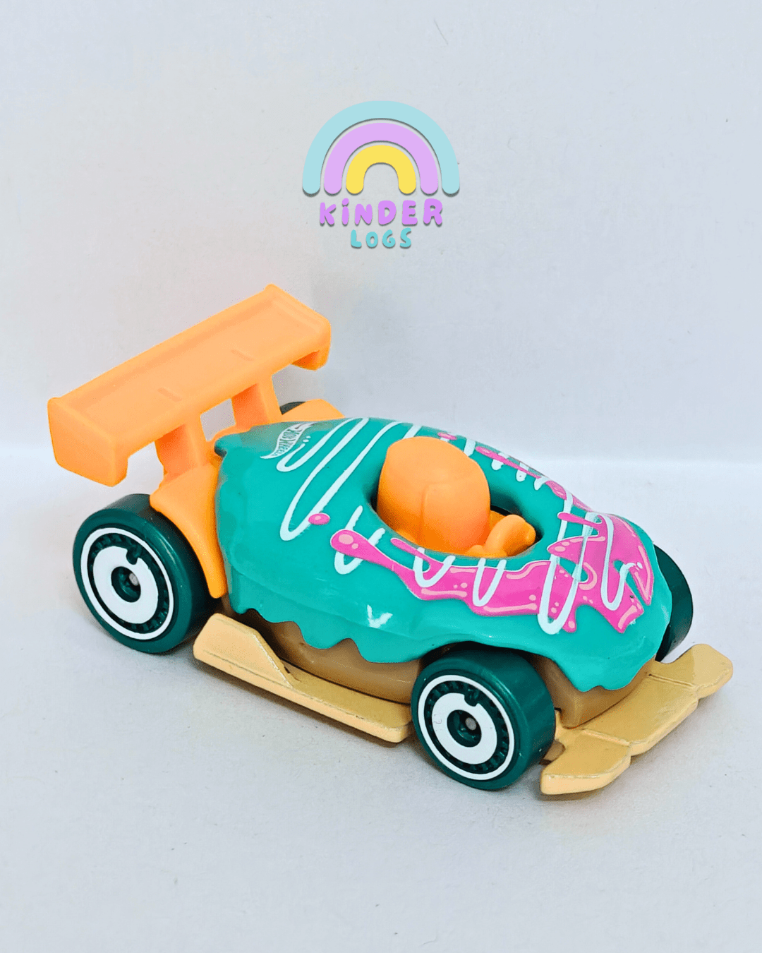 Hot Wheels Donut Drifter - Green (Uncarded - New) - Kinder Logs