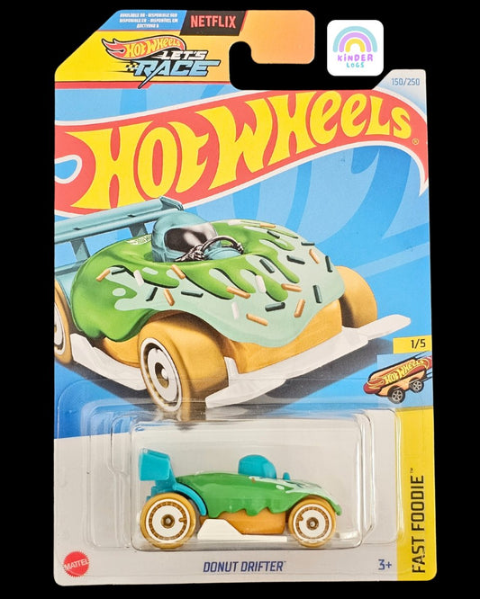 Hot Wheels Donut Drifter - HW Fast Foodie (J Case) - Kinder Logs