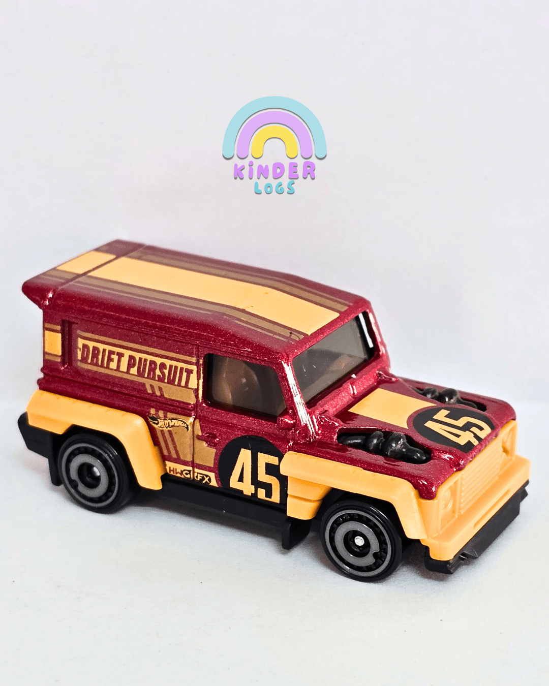 Hot Wheels Drift - Ender - Red (Uncarded - New) - Kinder Logs