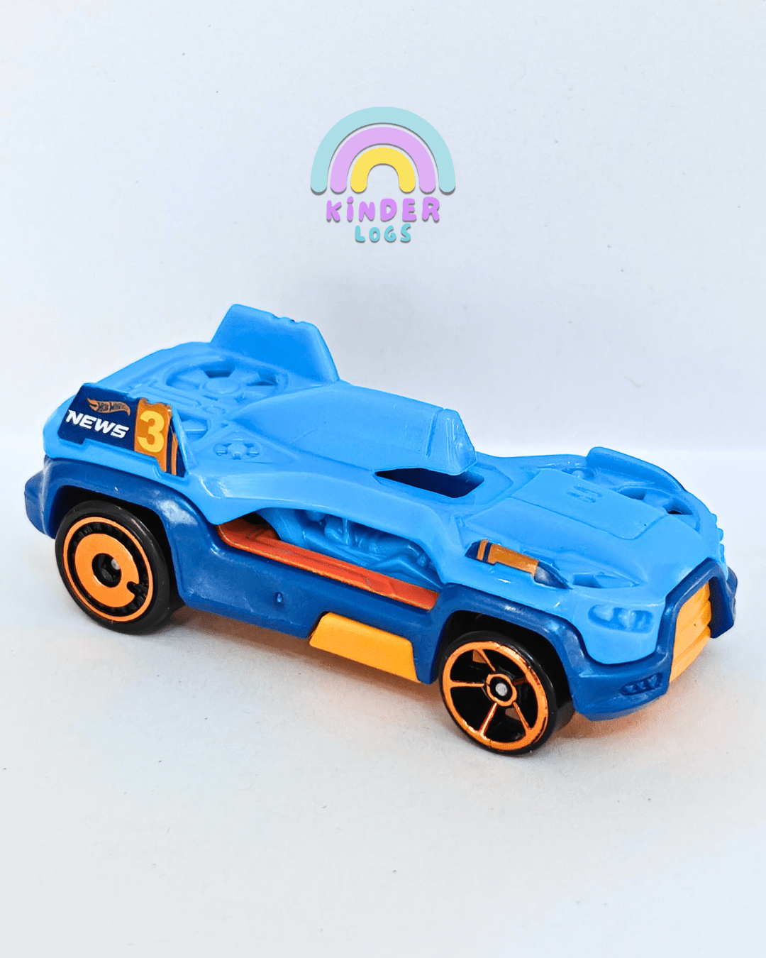 Hot Wheels Drone Duty - Blue (Uncarded - New) - Kinder Logs