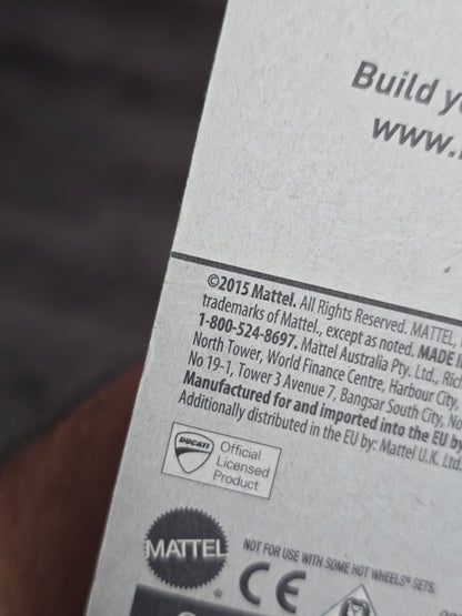 Hot Wheels Ducati 1199 Panigale - Rare Find (Imported) - Kinder Logs