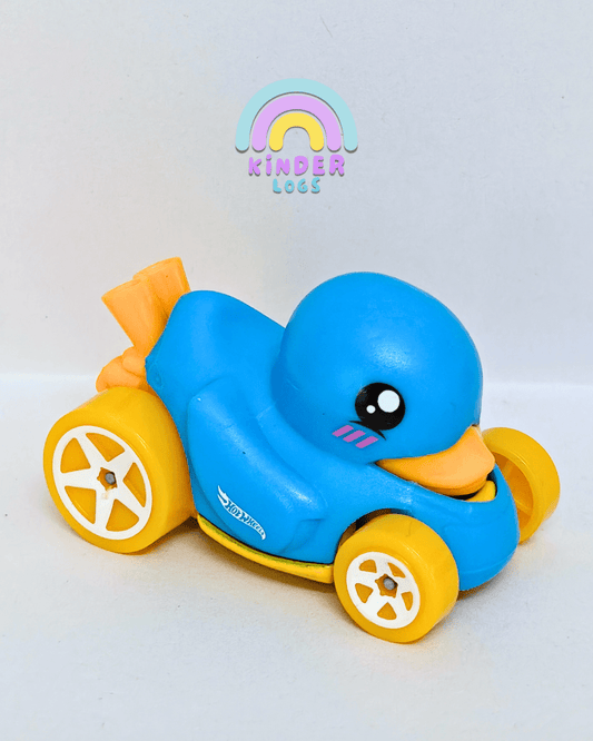 Hot Wheels Duck N' Roll - Blue (Uncarded - New) - Kinder Logs