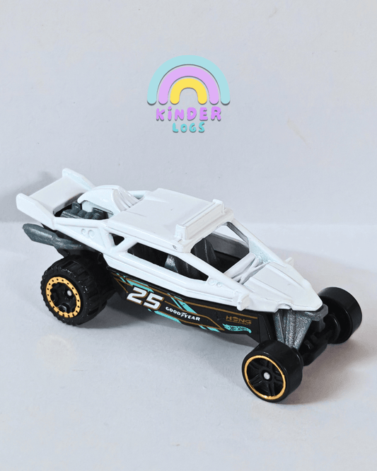 Hot Wheels Dune It Up - White (Uncarded - New) - Kinder Logs