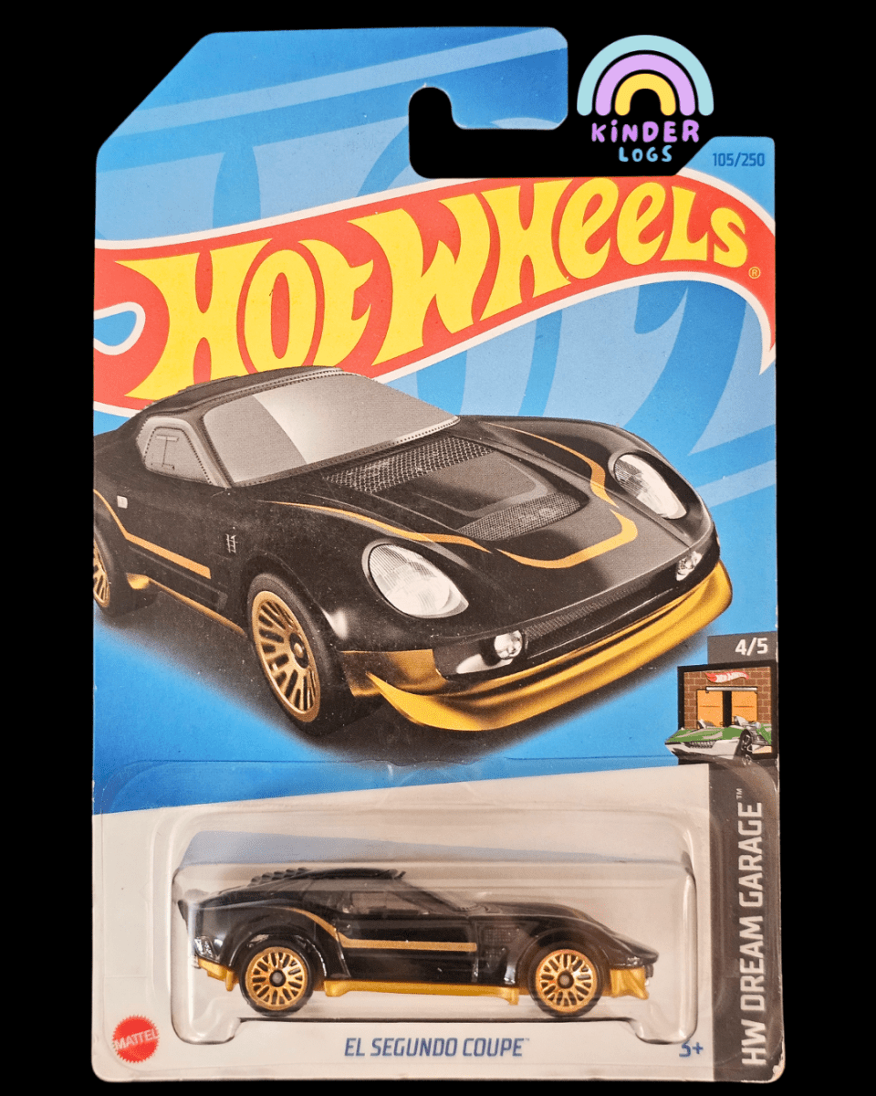 Hot Wheels El Segundo Coupe (Black) - Kinder Logs