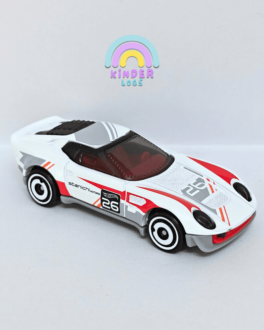 Hot Wheels El Segundo Coupe - White (Uncarded - New) - Kinder Logs
