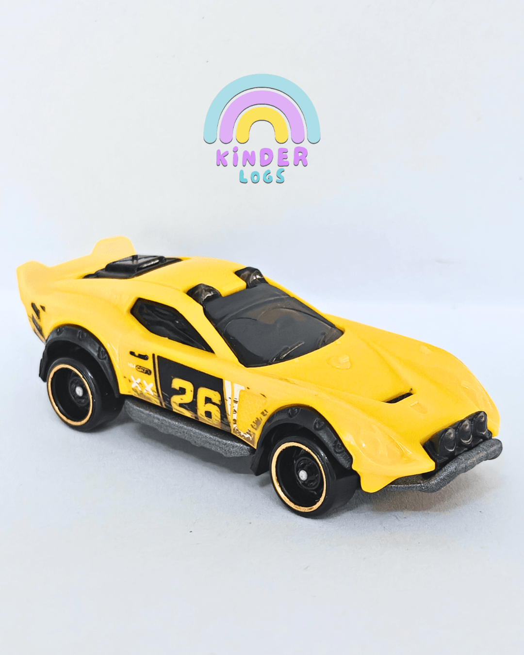 Hot Wheels El Segundo Rallye - Yellow (Uncarded - New) - Kinder Logs