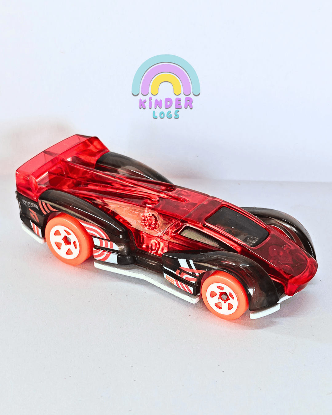 Hot Wheels Electrack - Black - Red (Uncarded - New) - Kinder Logs