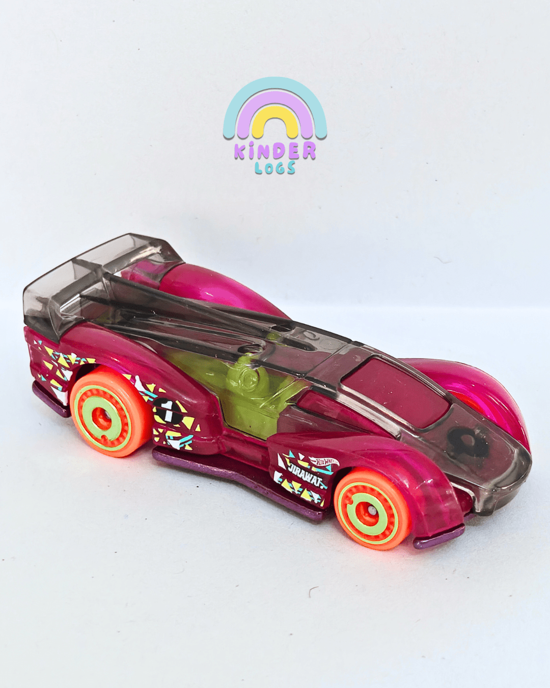 Hot Wheels Electrack - Pinkish Red (Uncarded - New) - Kinder Logs