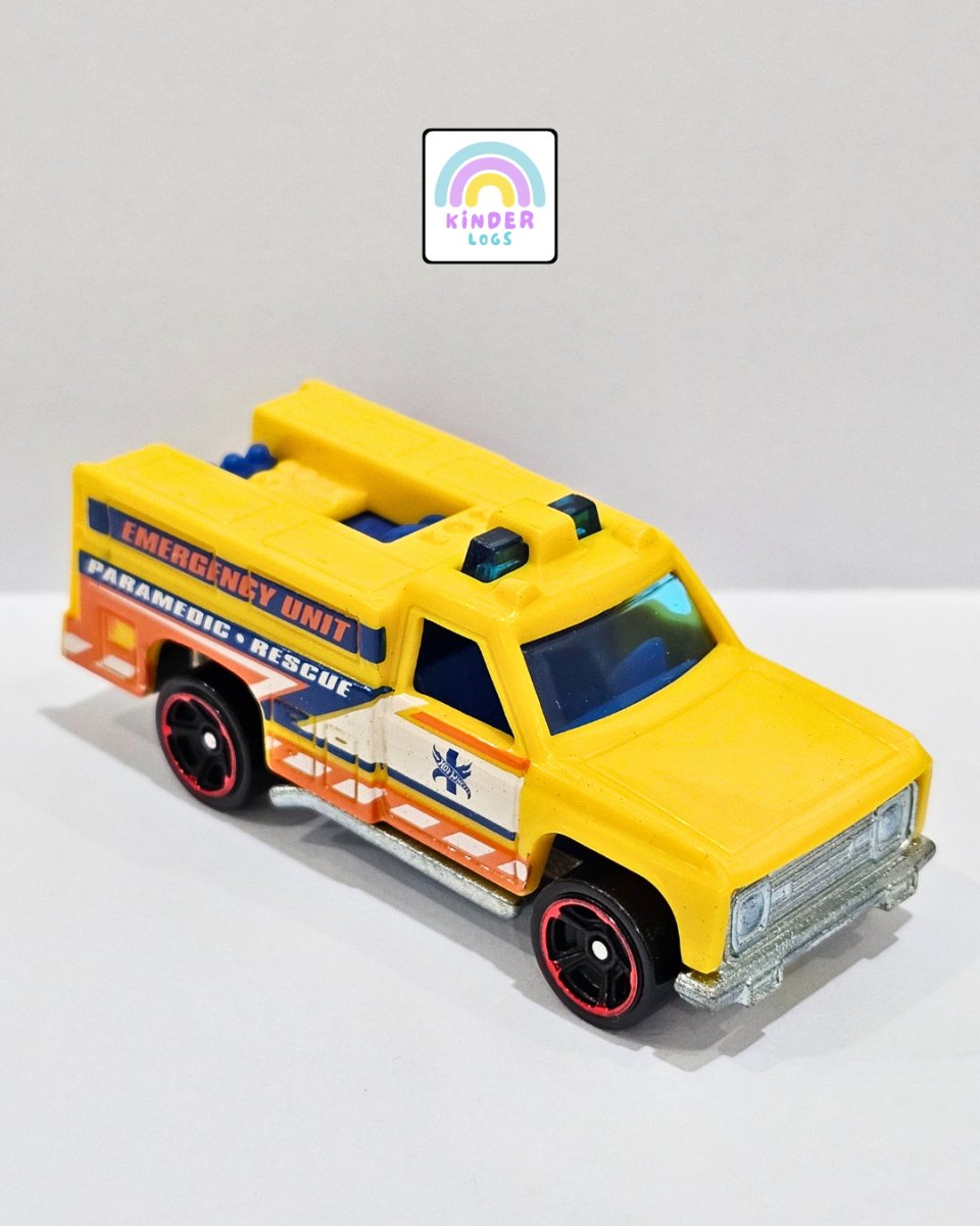 Hot Wheels Emergency Squad Rapid Responder (Uncarded) - Kinder Logs