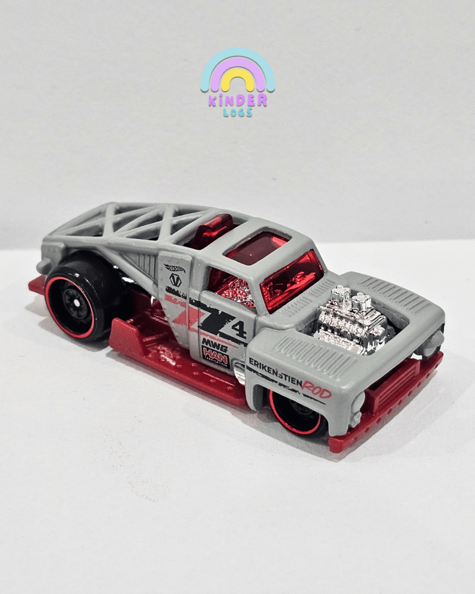 Hot Wheels Erikenstein Rod - Grey (Uncarded) - Kinder Logs