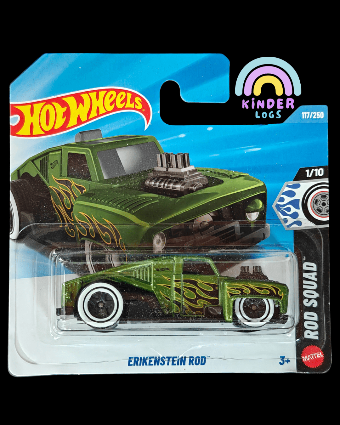 Hot Wheels Erikenstein Rod - Short Card (Imported) - Kinder Logs