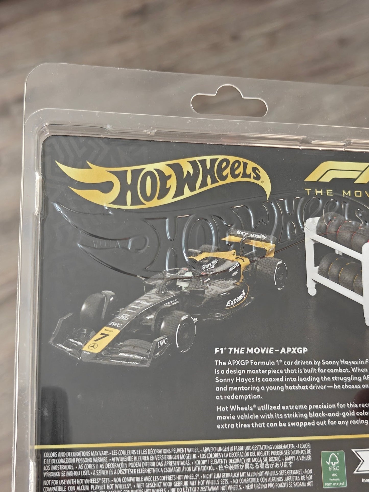 Hot Wheels F1 APXGP Movie Car (Imported) - Kinder Logs