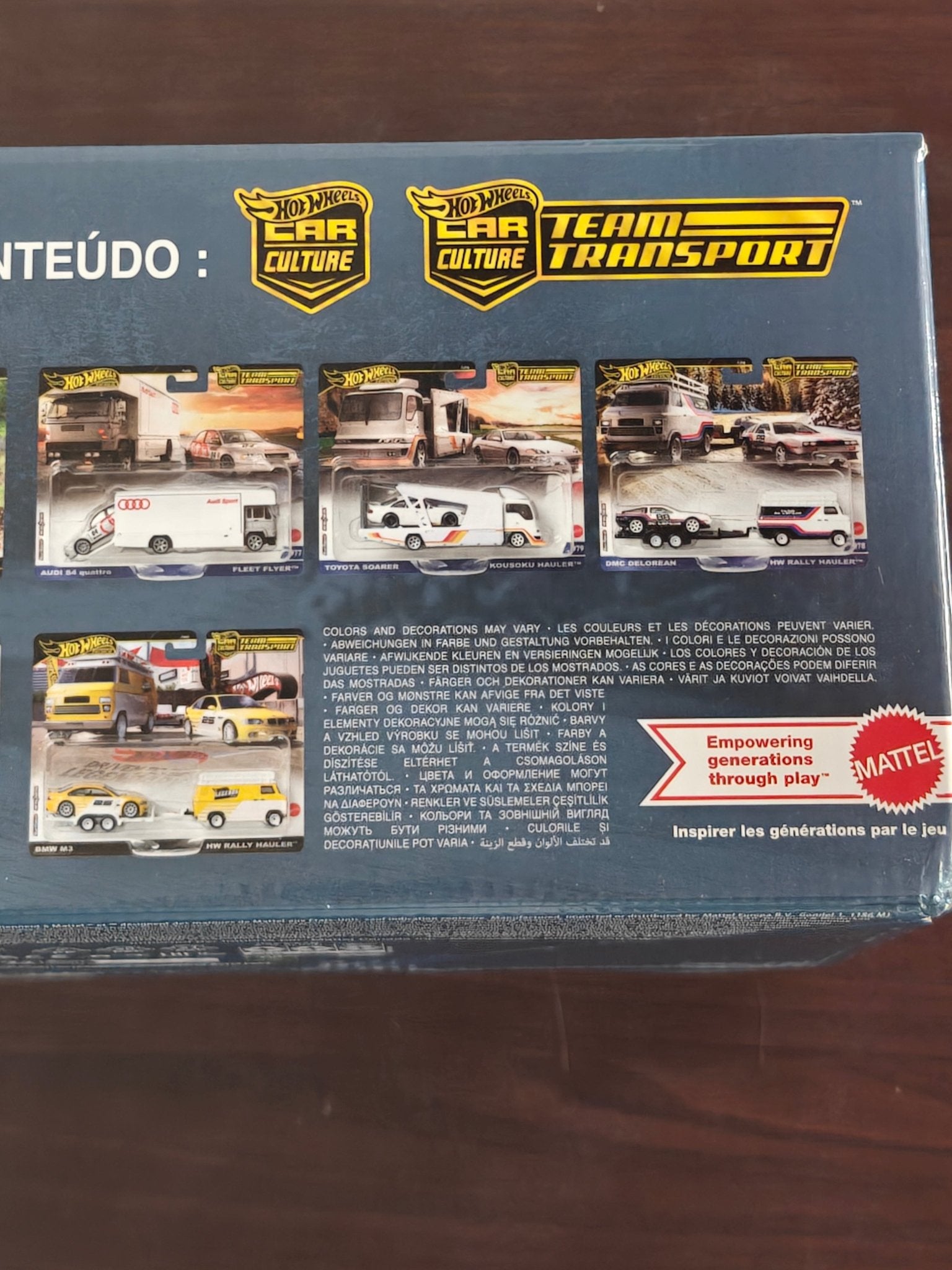 Hot Wheels Factory Set With 0/5 CHASE Audi RS6 Avant & Toyota Land Cruiser - Kinder Logs