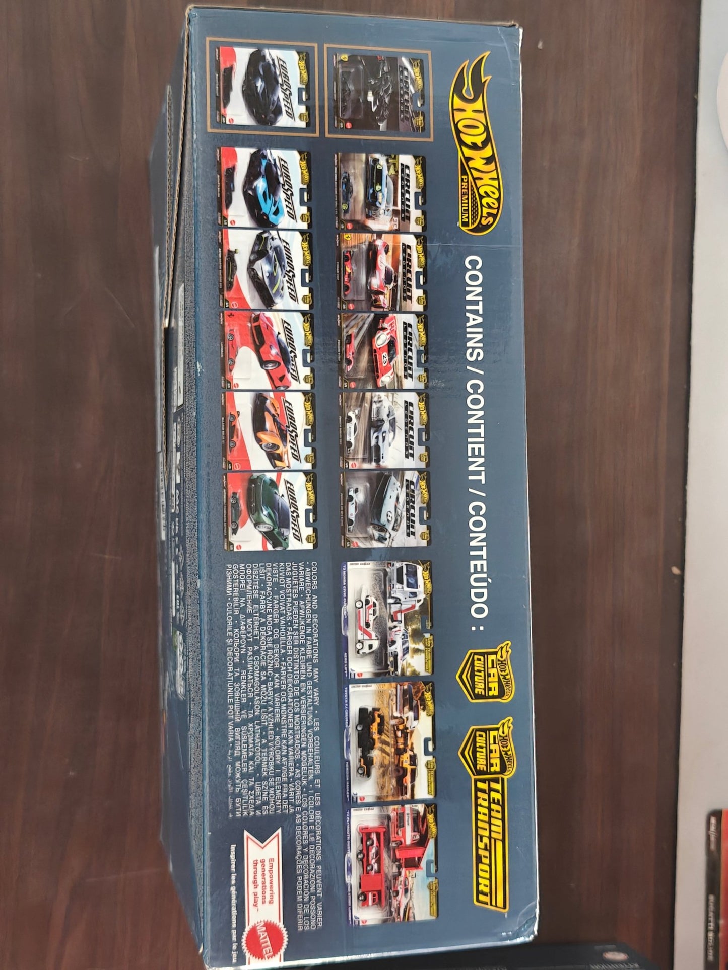 Hot Wheels Factory Set With 0/5 CHASE Ferrari 499p & Bugatti Bolide - Kinder Logs