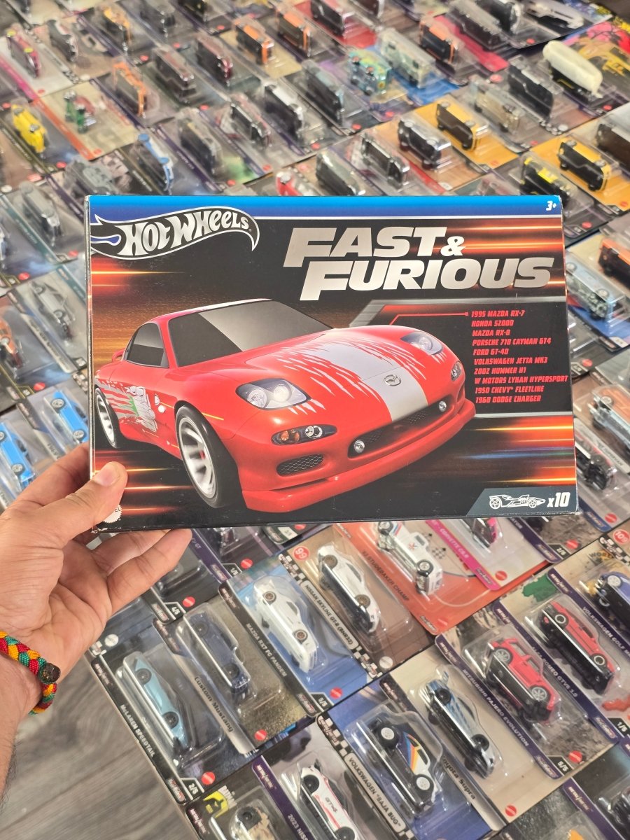 Hot Wheels Fast and Furious 10 Cars Pack (Imported) - Kinder Logs